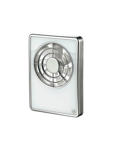 Смарт Wi-Fi вентилатор Blauberg, 133 м3/ч, 17dB, 100/125 мм, Бял