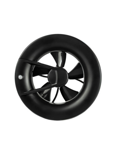 Смарт вентилатор, черен O2 ф100/125мм, 140м3/ч, 0,4W, 9dB от Blauberg