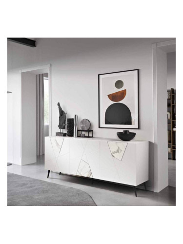 Конзолен шкаф Adel Бял