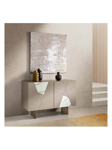 Конзолен шкаф Adel в гълъбово сиво 180 см