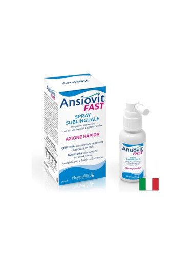 Ансиовит Фаст спрей при стрес и напрежение | Pharmalife Research