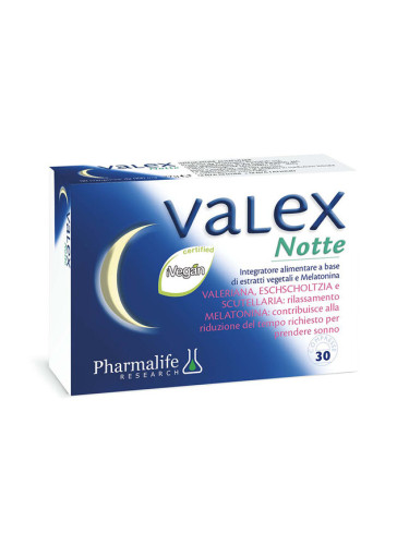 Билкова формула за сън с мелатонин 30 таблетки | Pharmalife Research