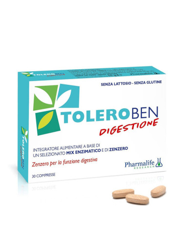 Толеробен (храносмилателна формула) 30 таблетки | Pharmalife Research