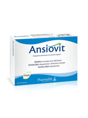 Ансиовит (анти-стрес билкова формула) 30 таблетки | Pharmalife Research