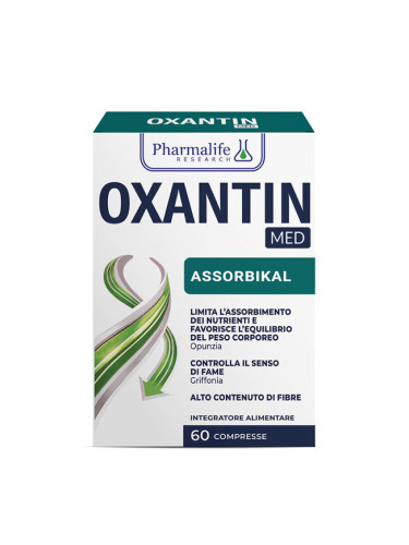 Оксантин за потискане на апетита (с хитозан, опунция и 5 HTP) 60 таблетки | Pharmalife Research