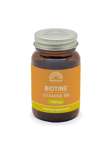 Биотин 1000 µg 60 таблетки | Mattisson Healthstyle