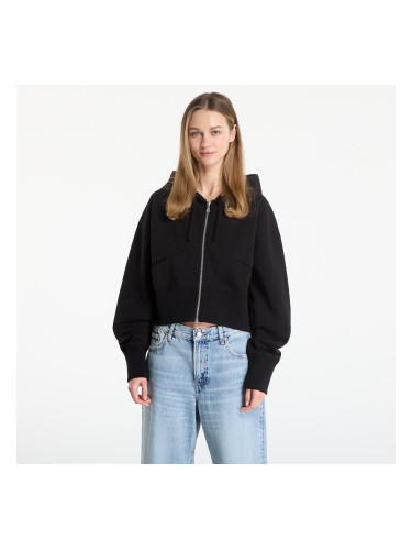 Суитшърт DIME Cropped Zip Hoodie UNISEX Black M