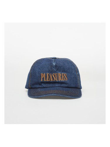 Шапка PLEASURES Zig Zag Denim Cap Indigo Universal