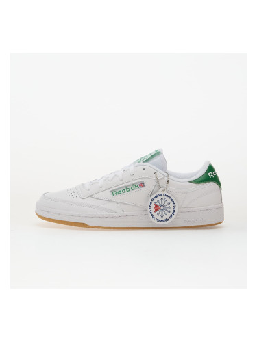 Сникърси Reebok Club C 85 Ftwr White/ Glen Green/ Rbk Rubber Gum1 EUR 37.5