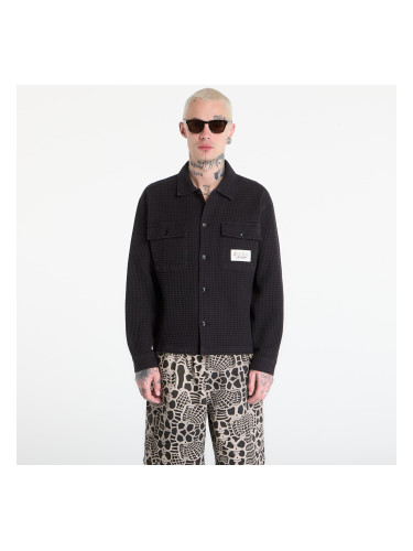Риза Brain Dead Waffle Button Front Shirt Black L