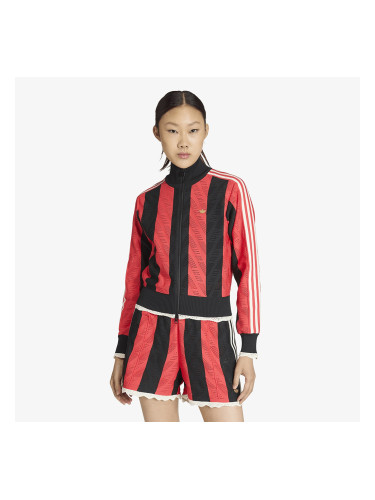 Суитшърт adidas Firebird Tracktop Black/ Semi Lucid Red L