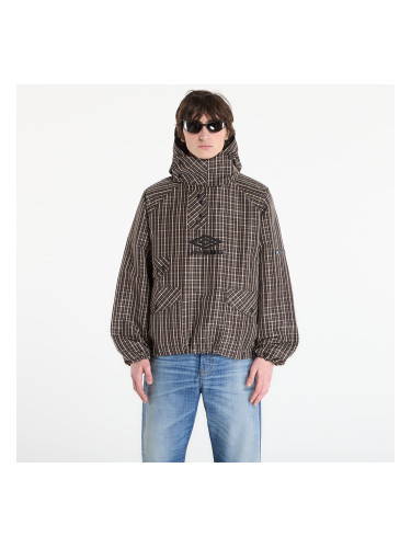Яке Umbro by SlamJam Check Smock Anorak Beige/ Dark Brown S