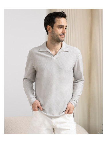 Мъжка поло риза MAXIM ICE GREY