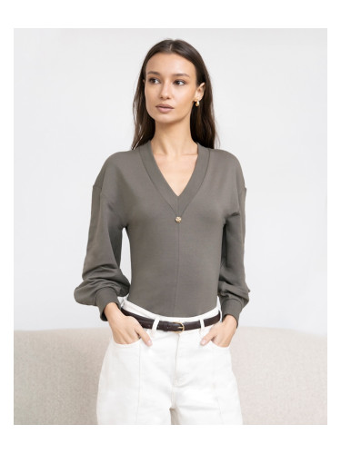 Блуза с V-образно деколте TANITA MOSS