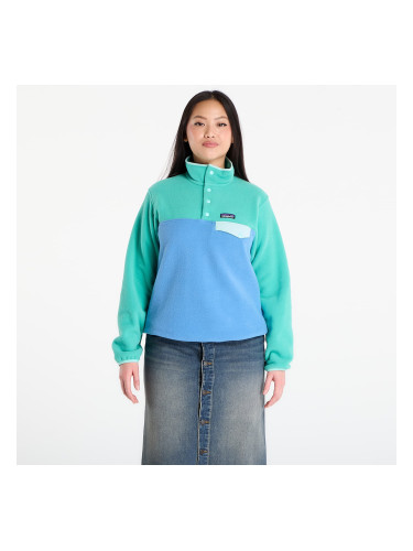 Суитшърт Patagonia W's Lightweight Synchilla® Snap-T® Fleece Pullover Shore Blue S