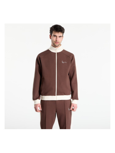 Суитшърт Karl Kani Signature Sidestripe Pique Trackjacket Brown S