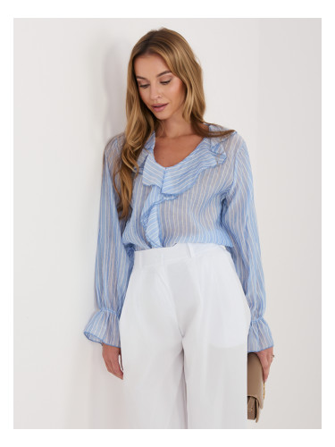 Дамска светлосиня блуза
