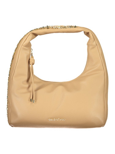 Бежова дамска чанта за през рамо