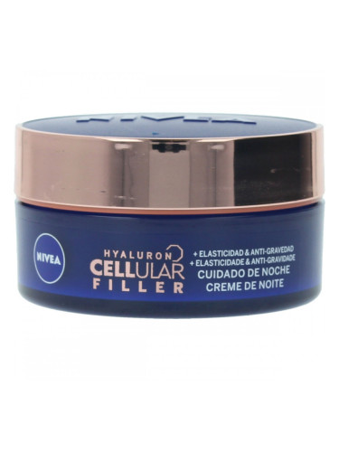Нощен крем против бръчки Nivea Hyaluron Cellular Filler