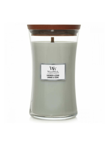Ароматизирана Свещ Woodwick Core Large Lavender & Cedar 609 g
