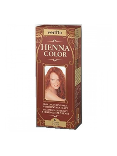 Полупостоянно Оцветяване Venita Henna Color Nº 6 Titian 75 ml