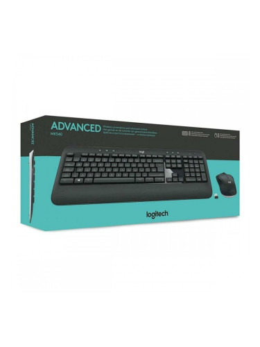 Клавиатура и мишка за игра Logitech MK540 Advanced Черен испански Испанска Qwerty QWERTY