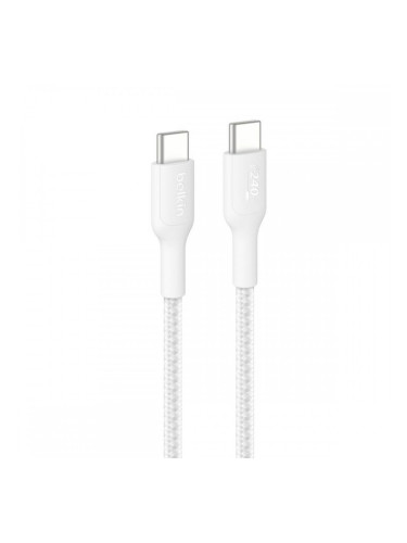 Кабел USB-C към USB-C Belkin CAB025HQ1MWH Бял 1 m Бързо зареждане