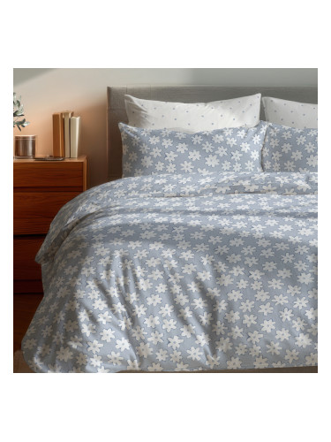 Спално бельо ДЕЙЗИ, 100% Памук Ранфорс, 3 части