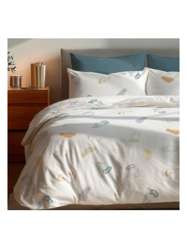 Спално бельо МАЛВА, 100% Памучен ранфорс, 3 части