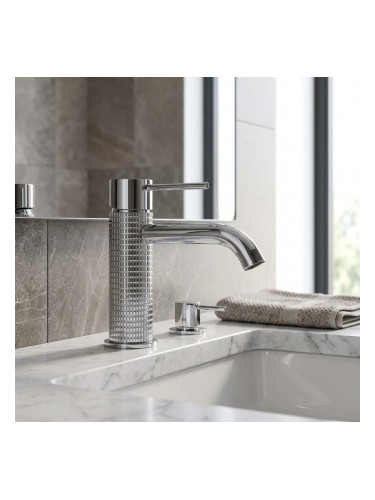 Стоящ смесител за умивалник DIAMOND CHROME HG-80601-1