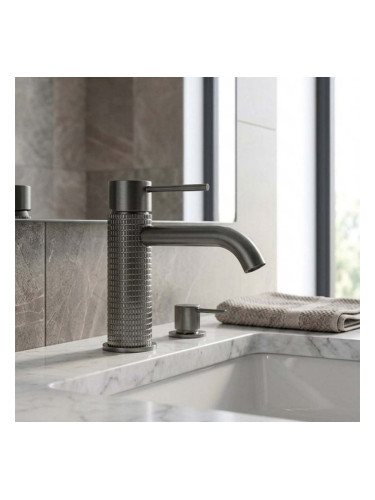 Стоящ смесител за умивалник DIAMOND GUN GREY HG-80601-1