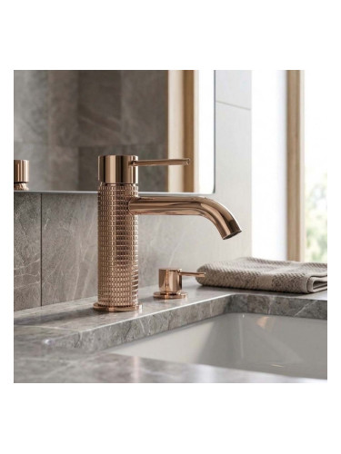 Стоящ смесител за умивалник DIAMOND ROSE GOLD HG-80601-1