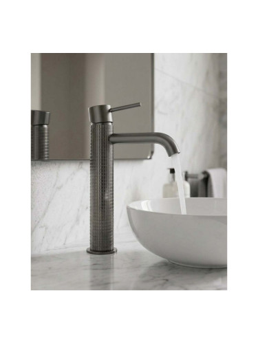 Висок смесител за умивалник DIAMOND GUN GREY HG-80601-3