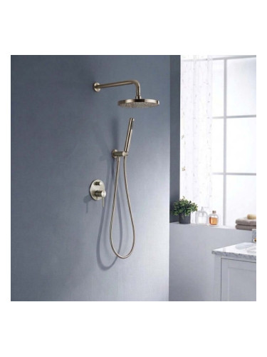 Душ комплект за вграждане DIAMOND NICKEL BRUSH HG83408