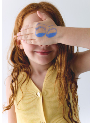 Детски елек в жълт цвят от фино плетиво Mayoral