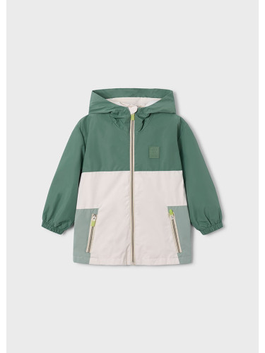 Детска ветровка в тъмнозелен цвят с качулка Mayoral