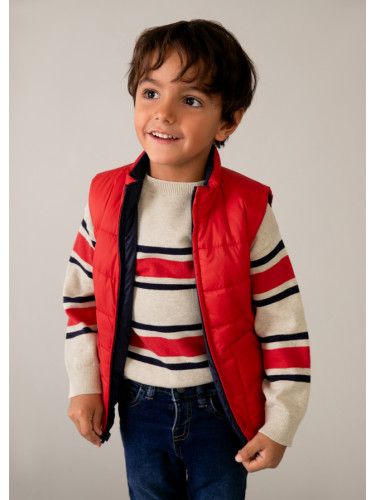 Детски пролетен двулицев елек в червен и тъмносин цвят Mayoral