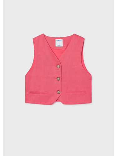 Детски официален елек в цвят корал Mayoral