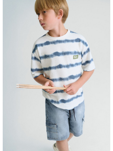 Къси дънки с ластик и странични джобове Mayoral