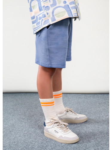 Летни спортни панталони в тъмносин цвят с лого Mayoral