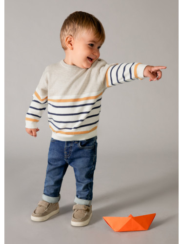 Бебешки слим дънки с изчистен десен в тъмен деним Mayoral