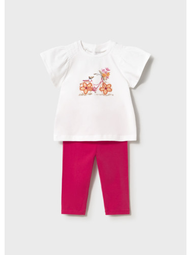 Комплект от две части в цвят циклама с щампа колело Mayoral