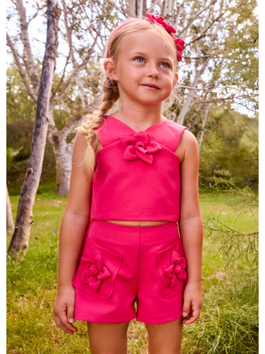 Детски цикламен сет с цветя в предната част Mayoral