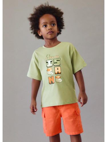 Детски панталони в оранжев цвят Mayoral