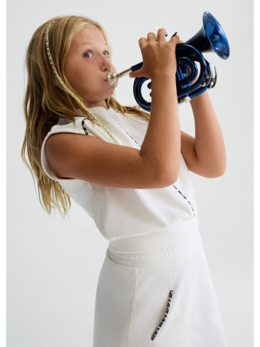 Детски комплект от две части в бял цвят Mayoral