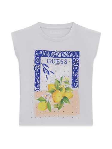 Детски cветлосин потник с лимони Guess