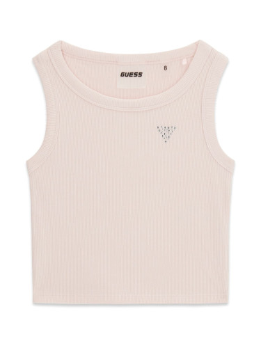 Детски розов потник с камъчки Guess