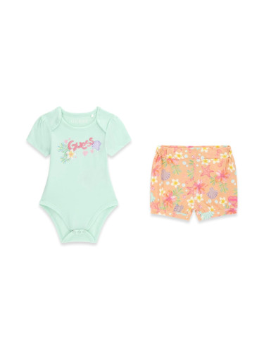 Бебешки комплект от две части на мидички Guess