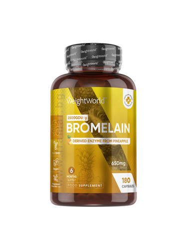 УЕЙТ УЪРЛД БРОМЕЛАИН капсули * 180 