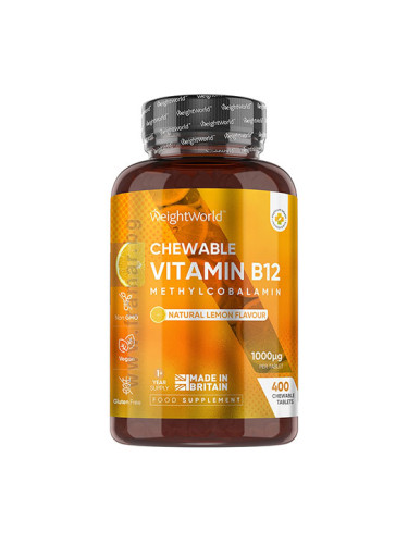 УЕЙТ УЪРЛД ВИТАМИН B12 дъвчащи таблетки 1000 мкг * 400 